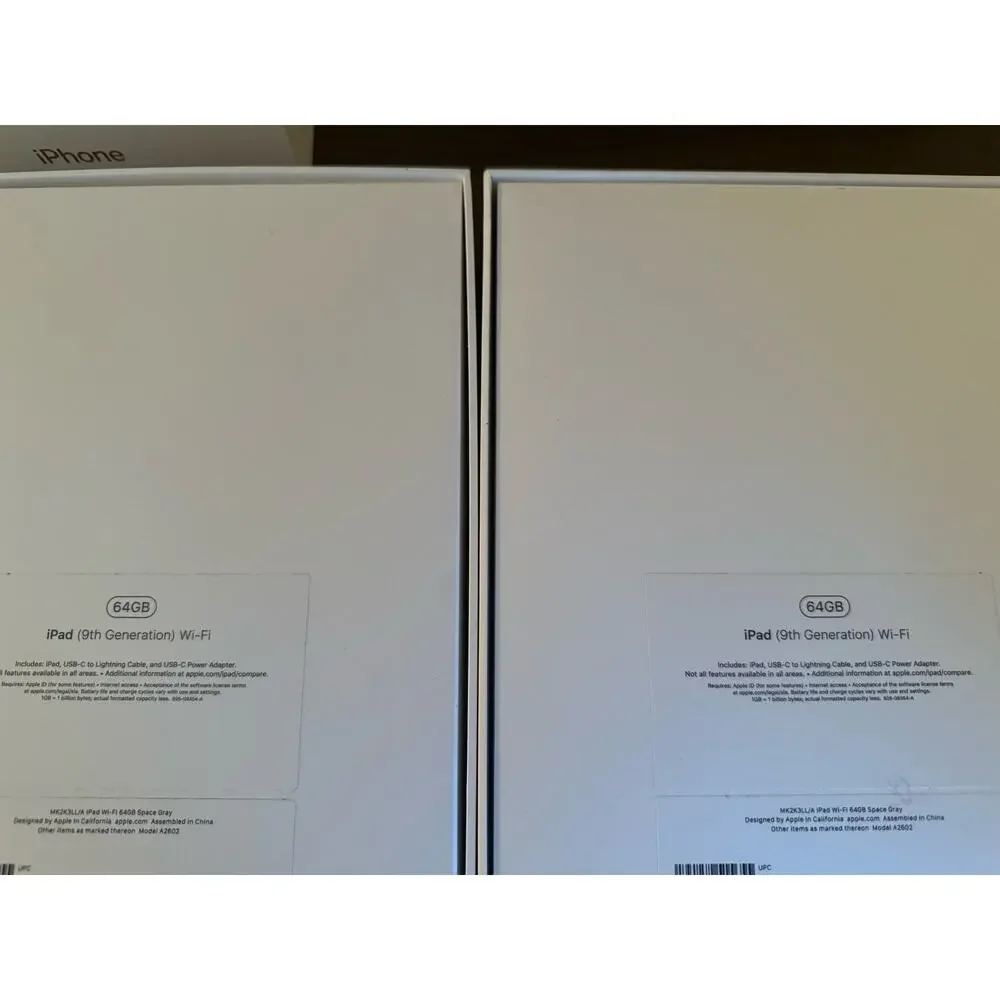 Apple iPhone, iPad, mini iPad Boxes Only